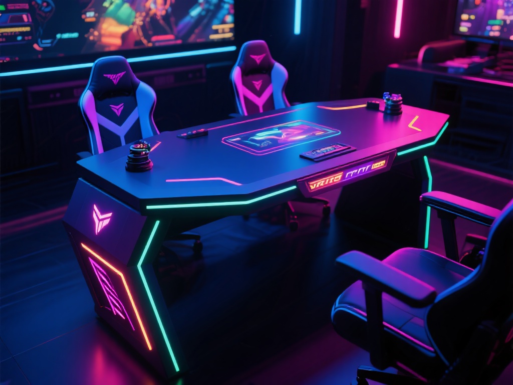 除了基础功能，电竞竞猜桌的个性化设计也越来越受到玩